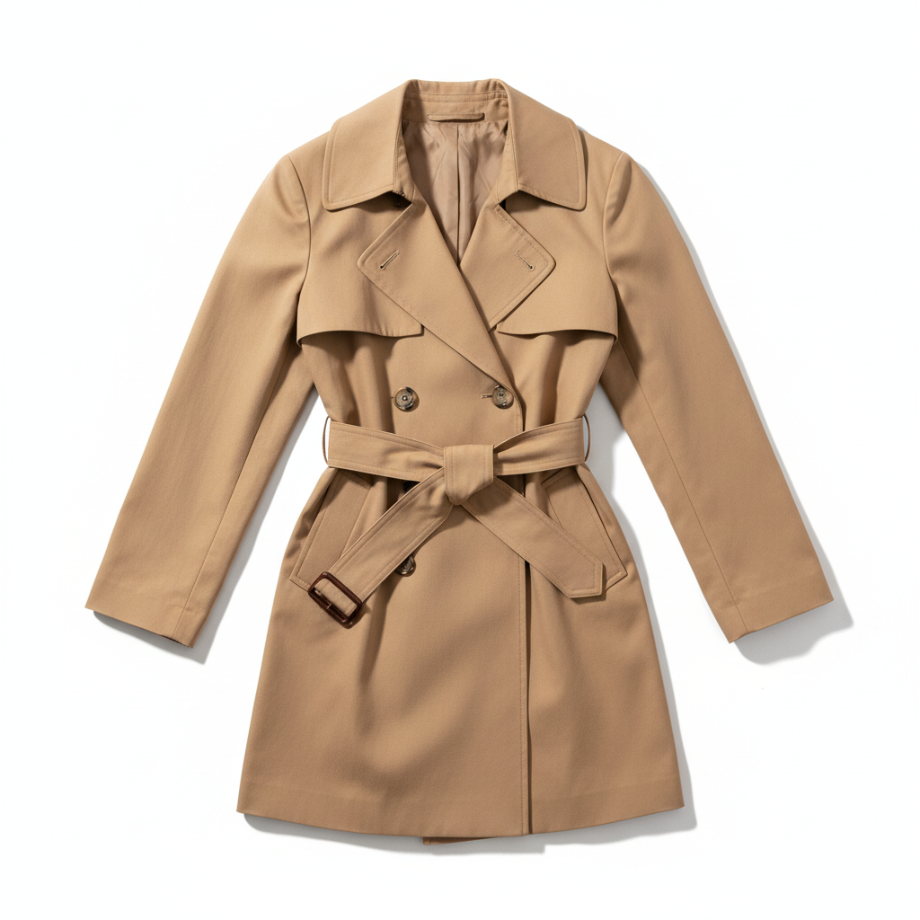 Women's Camel Classic Trench Coat