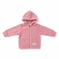 Kids' Pink Fleece Zip-Up Hoodie