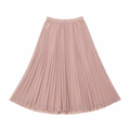 Women's Dusty Rose Pleated Midi Skirt