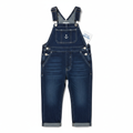 Kids' Navy Denim Dungarees