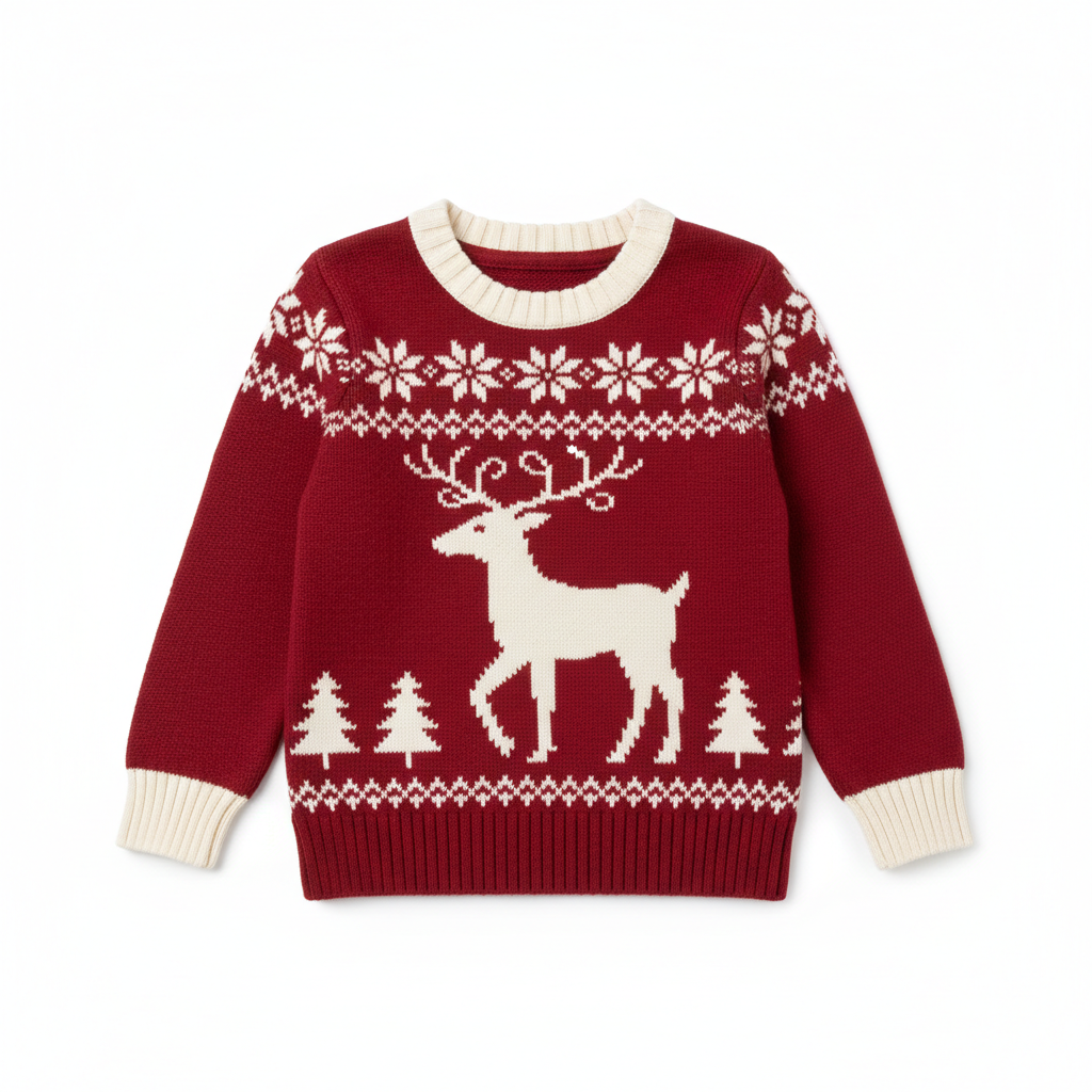 Kids' Festive Christmas Knit Sweater