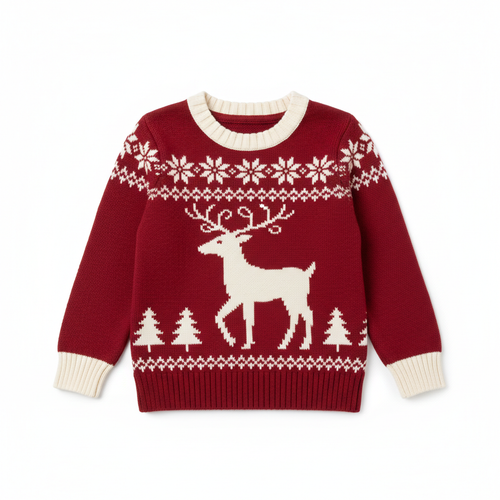 Kids' Festive Christmas Knit Sweater
