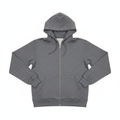 Men's Grey Zip-Up Hoodie